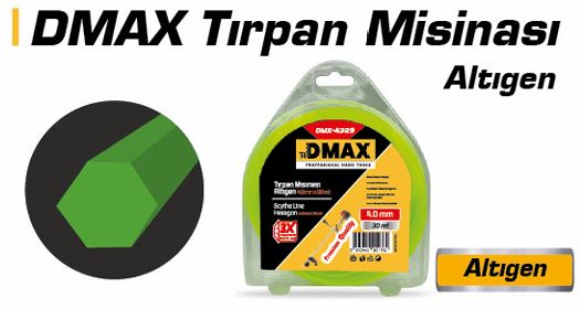 DMX4328 TIRPAN MISINASI 6 KÖSE 3,5 MM X 37 MT